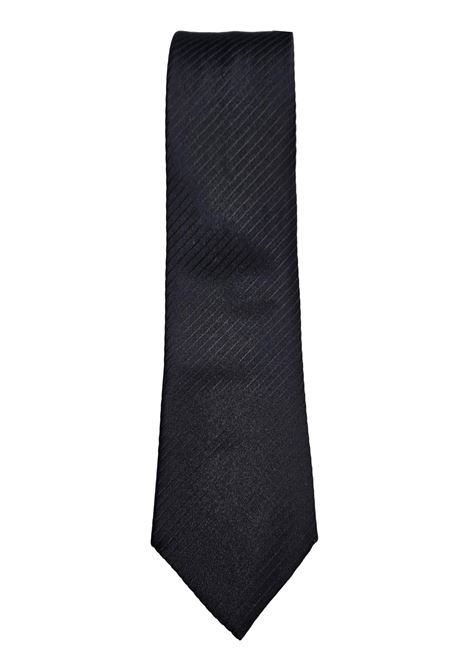 CRAVATTA IN PURA SETA MICROFANTASIA OPTICAL JACQUARD EMPORIO ARMANI | Cravatte | 340275 2R66400420